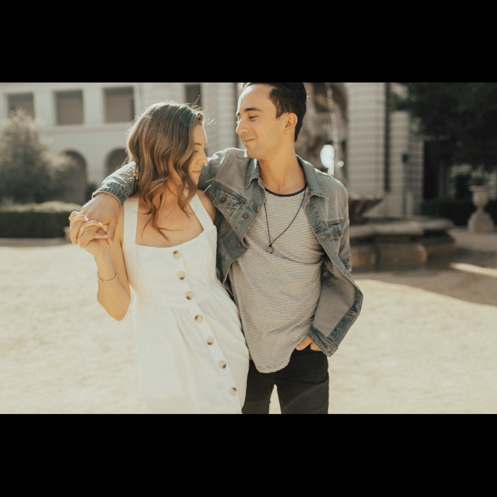 Free People White Dress with Buttons